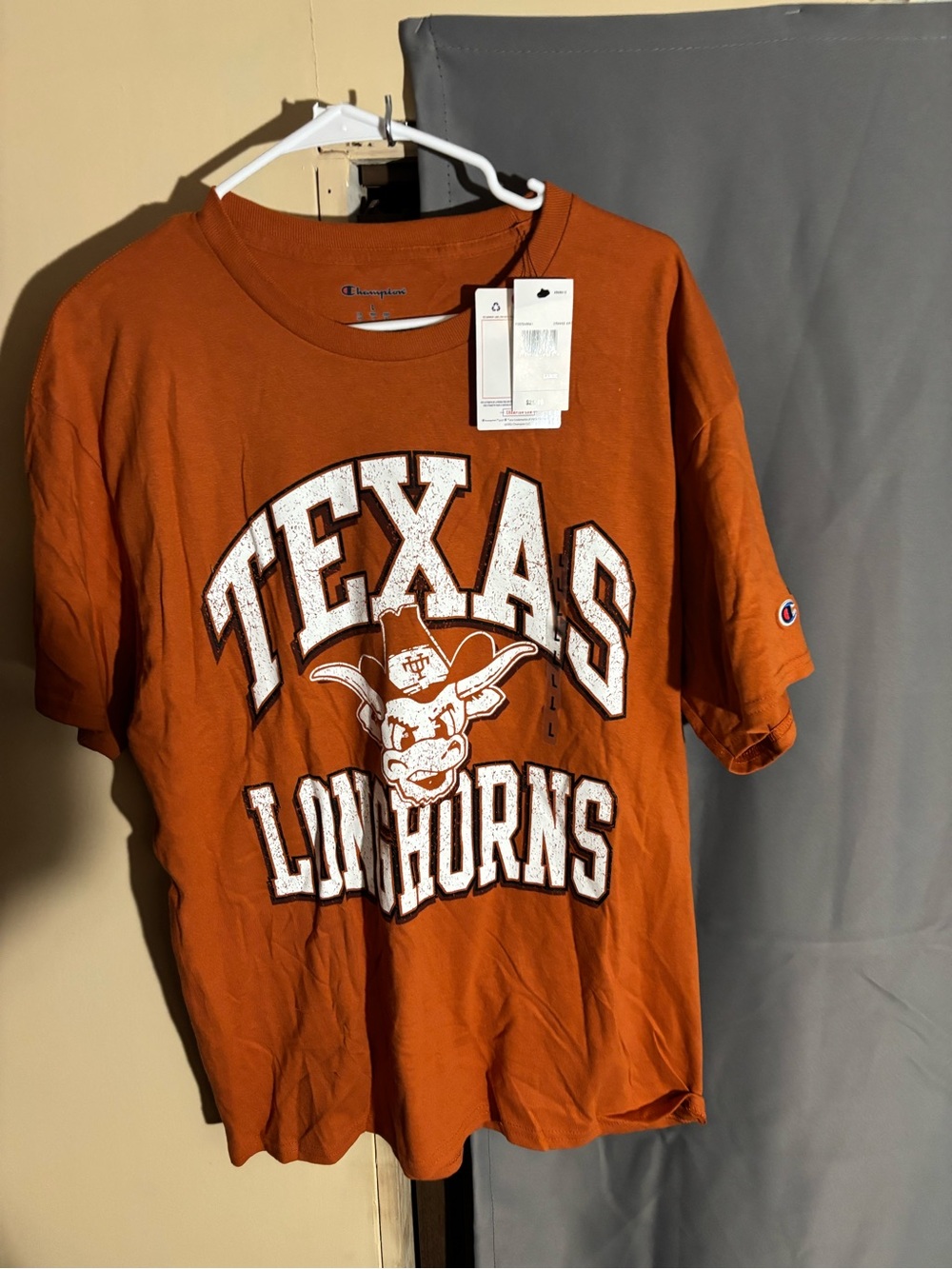 Champion Orange Texas Longhorns Graphic Tee
